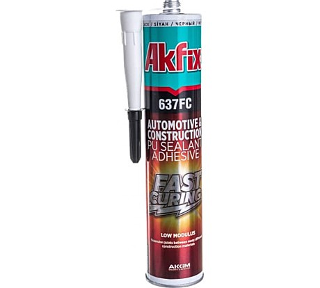 Герметик быстросохнущий AKFIX 637FC 310мл черный
