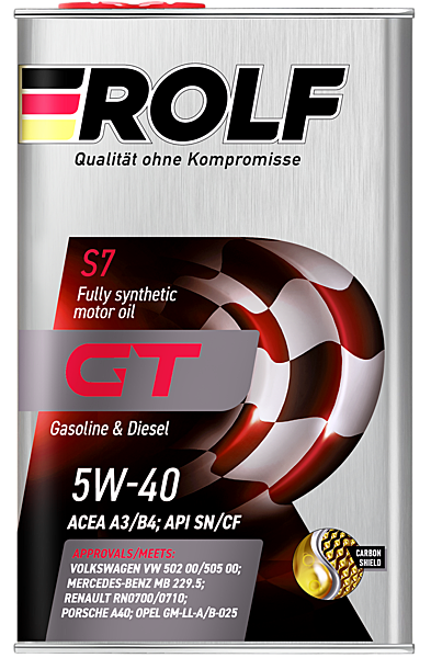 Масло мотор  5W40 ROLF GT 1л
