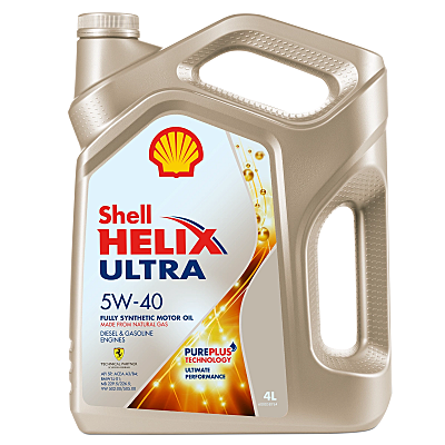 Масло мотор  5W40 SHELL Helix Ultra 4л