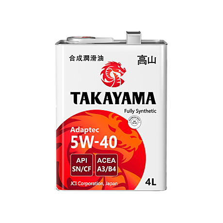 Масло мотор  5W40 TAKAYAMA 4л