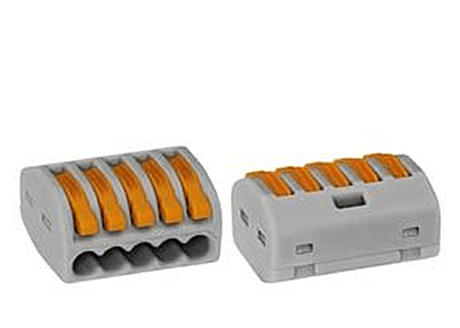 Клемма Wago 222-415 5х0,08-4/2,5кв.мм