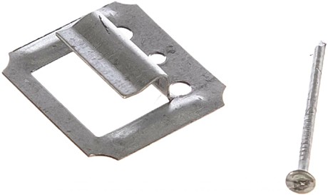 Кляймер(скоба) д/вагонки 4мм+гвоздь кт100шт