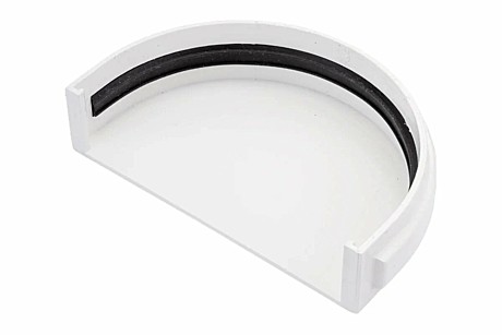 Заглушка желоба D120 белая Docke Premium