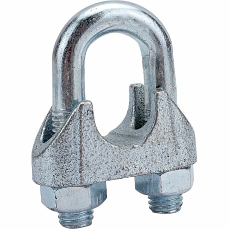 Зажим д/стальн тросов 22мм хомут