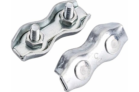 Зажим д/стальн тросов 3мм двойной