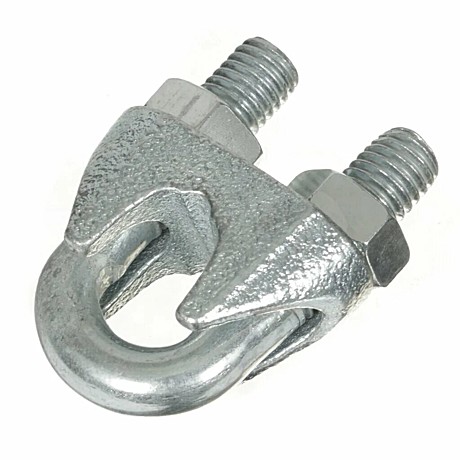 Зажим д/стальн тросов 4мм хомут