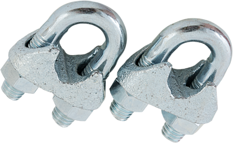 Зажим д/стальн тросов 5мм хомут