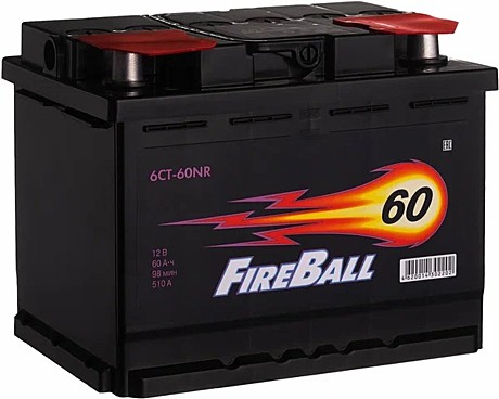 АКБ 60 FIRE BALL 510А (242х175х190)