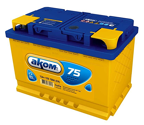 АКБ о/п 75 Аком 750А (275х175х185)