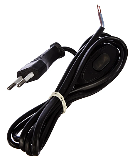 Шнур д/бра Universal 1,7м черный