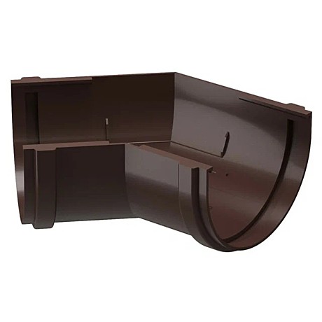 Угол желоба 135 градусов D120 шоколад DockePremium