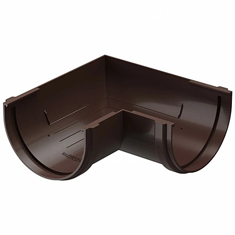 Угол желоба 90 градусов D120 шоколад DockePremium