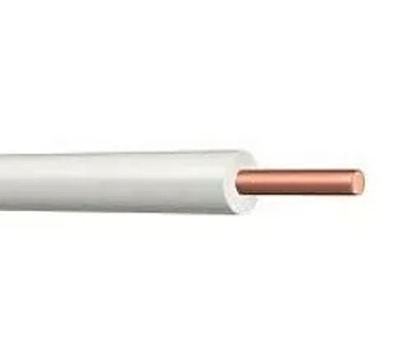 Провод медный ПВ-1 10 (ПУВ 10) белый