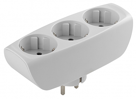 Разветвитель ERA 3-м белый з/к шторка линейный