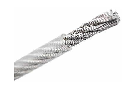 Трос стальной оцинк в оплетке 6/8мм