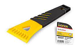 Скребок для льда HOFER 18см резин.ручка