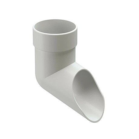 Слив трубы D85 белое DockePremium