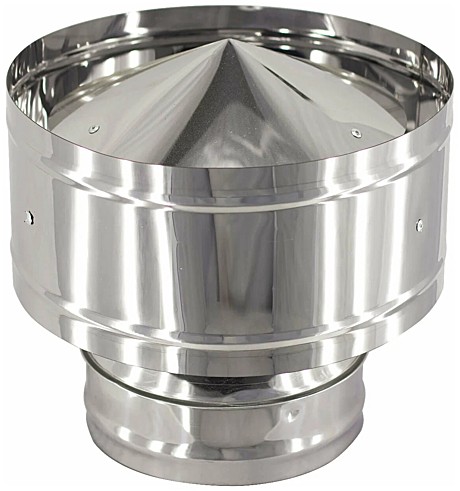 Дефлектор d115/200мм нерж  0,5мм