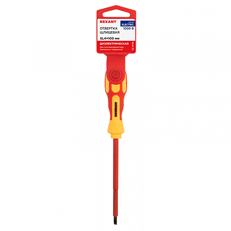 Отвертка диэлектрическая SL4х100мм