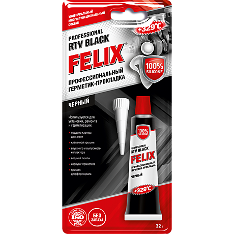 Герметик-прокладка FELIX 32гр черный