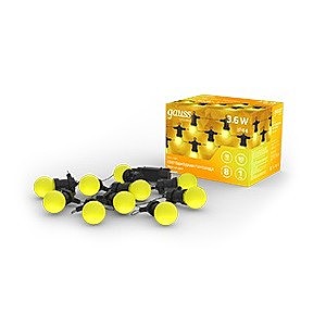 Гирлянда Gauss 7,7м 10LED желтая IP44 уличная