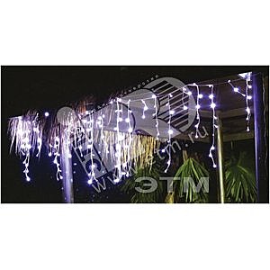 Гирлянда JazzWay 2м cосульки белая уличная