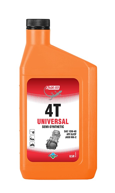 Масло для 4-х такт двиг 3ton 0,5л ST-304 10W40