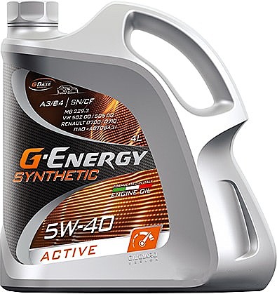 Масло мотор  5W40 G-Energy ACTIVE 4л