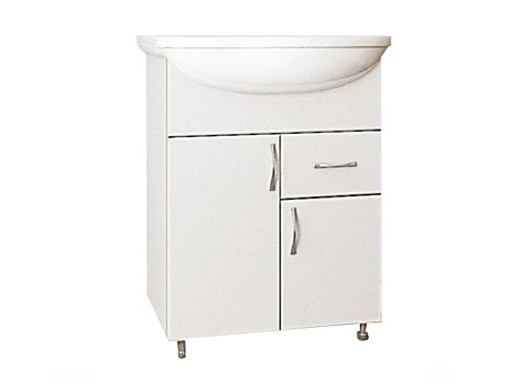 Тумба д/ванной Уют 500 485х300х790 белая 