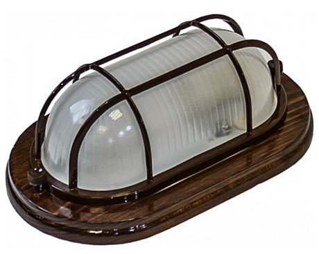 Светильник ERA НБО04-60-022 d200мм IP54 дерево баня