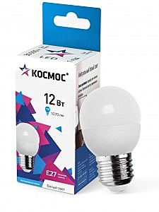 Лампа LED Космос Шар 12Вт-Е27-4500К