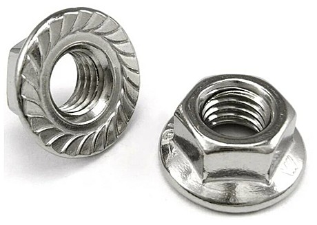 Гайка М6 с фланцем