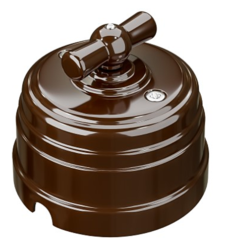 Выключатель Мезонинъ 4положения коричневый под заказ