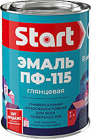 Эмаль ПФ-115 0,4кг зеленая START