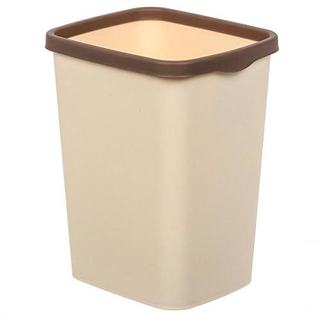 Ведро 9л с фиксатором сл.кость/шоколад