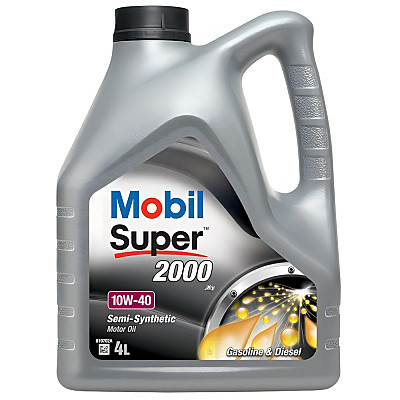 Масло мотор 10W40 MOBIL Super 2000х1 4л