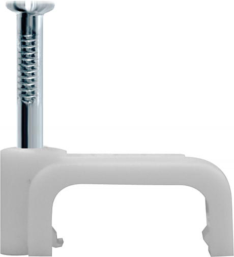 Скобы д/кабеля 10мм плоские кт50шт