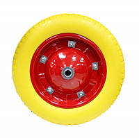 Колесо д/тачки 3,0х8 d16 Варяг полиуретан