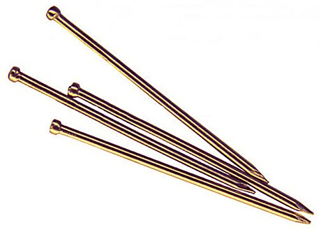 Гвозди финишные 1,2х50 латунь