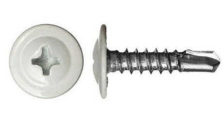 Саморез 4,2х16 сверло белый