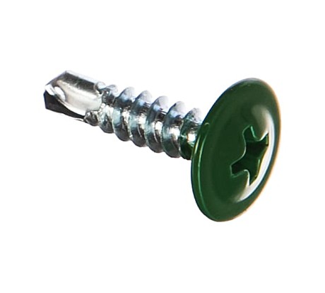Саморез 4,2х16 сверло зелёный