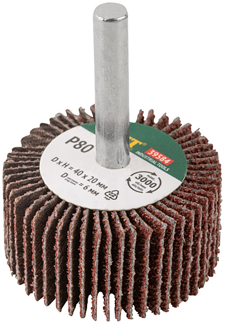 Насадка д/дрели 40х20х6 Р80 Fit