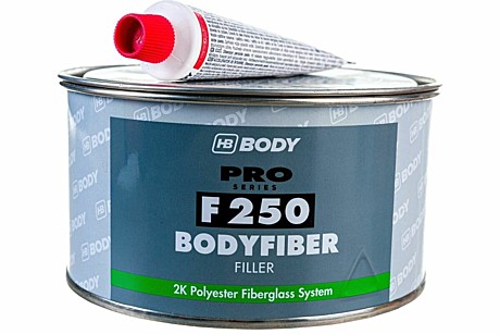 Шпатлевка BODY Fiber F250 зеленая (750гр) стекло