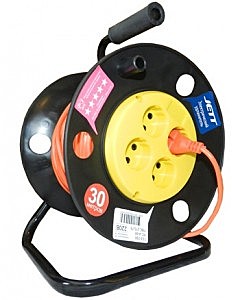 Удлинитель Jett 4-м 30метров ПВС2х0,75 на катушке