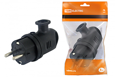 Вилка TDM каучук с ушком