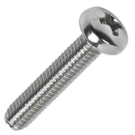 Винт 4х10 полуцил головка