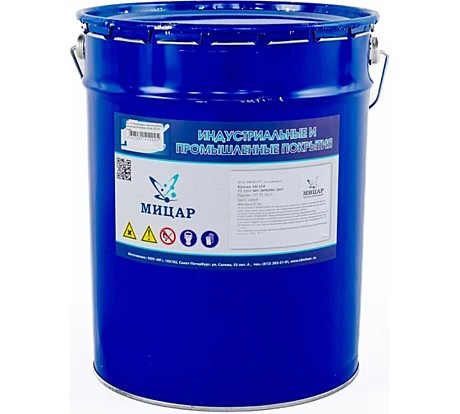 Краска д/бетон полов АК-114 25 кг черная