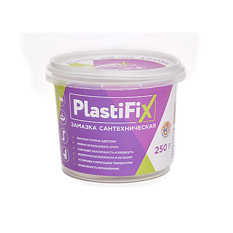 Замазка-прокладка PlastiFix 250гр