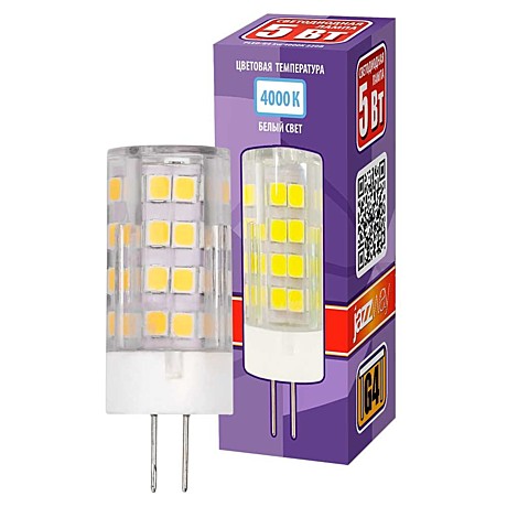 Лампа LED Jazzway G4-5Вт-4000К