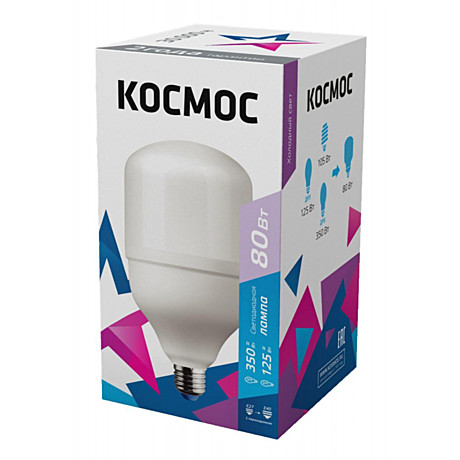 Лампа LED Космос 80Вт-6500К-Е27/40